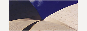 Roof of the Sydney Opera House.